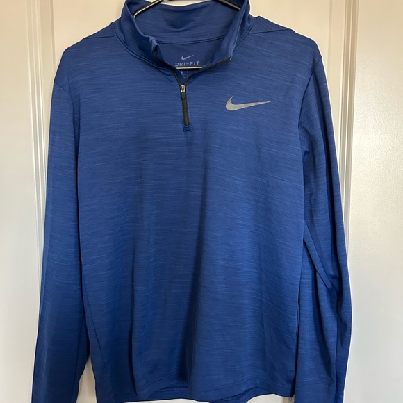 Nike Other - Nike Men's Blue Halfzip
